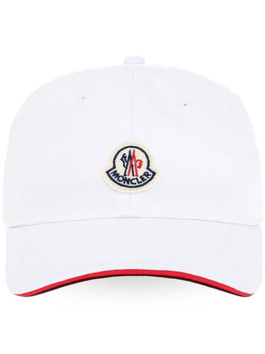 Patch Logo Ball Cap White - MONCLER - BALAAN 1