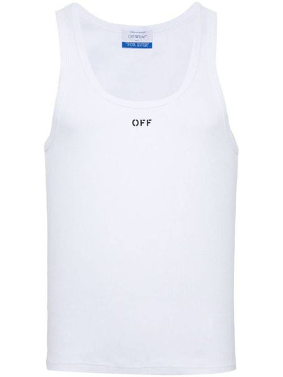 Logo Cotton Sleeveless White - OFF WHITE - BALAAN 2