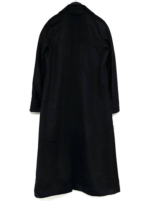 Prater Virgin Wool Single Coat Black - MAX MARA - BALAAN 4
