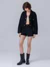 BLAND CROP JACKETBLACK - PAGE STUDIO - BALAAN 4