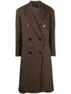 Virgin Wool Double Coat Brown - ISABEL MARANT - BALAAN 2