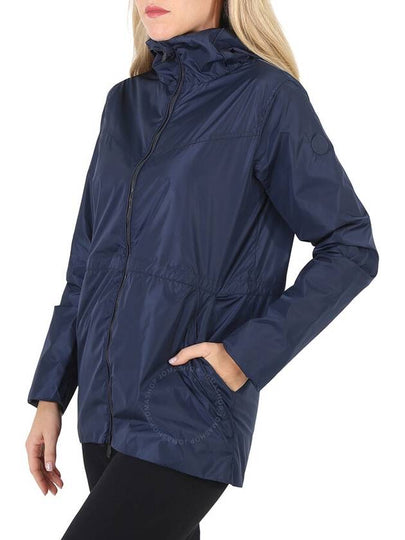 Save The Duck Ladies Navy Blue Hera Hooded Windbreaker Jacket, Brand Size 0 (X-Small) - SAVE THE DUCK - BALAAN 2