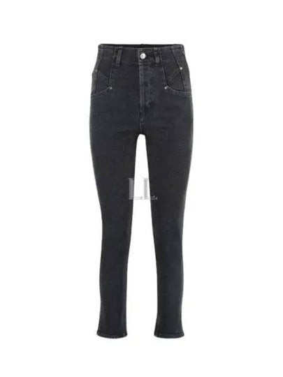 Niliane Slim Denim Jeans Black - ISABEL MARANT - BALAAN 2