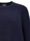 Edward Intarsia Knit Top Dark Navy - A.P.C. - BALAAN 4