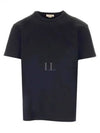 Back Graffiti Logo Short Sleeve T-Shirt Black - ALEXANDER MCQUEEN - BALAAN 2