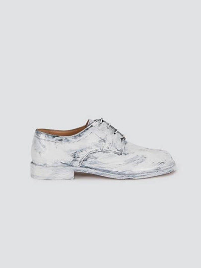 Paint Tabi Lace Up Derby White - MAISON MARGIELA - BALAAN 2