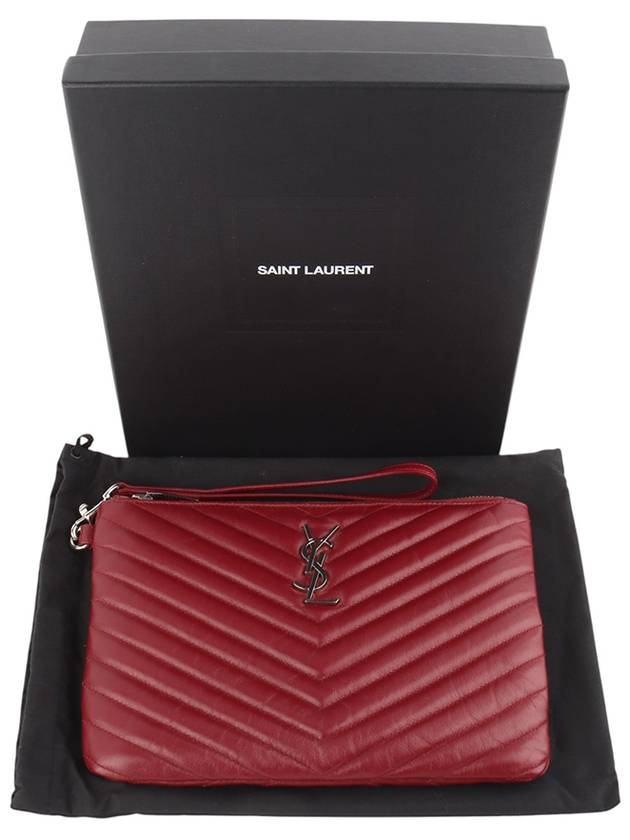 379039 Matelasse Clutch Bag Small 34117Y - SAINT LAURENT - BALAAN 8