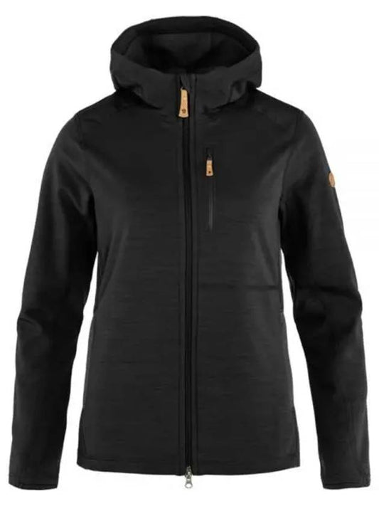 Women s Keb Fleece Hoodie Black 86990550 W - FJALL RAVEN - BALAAN 2