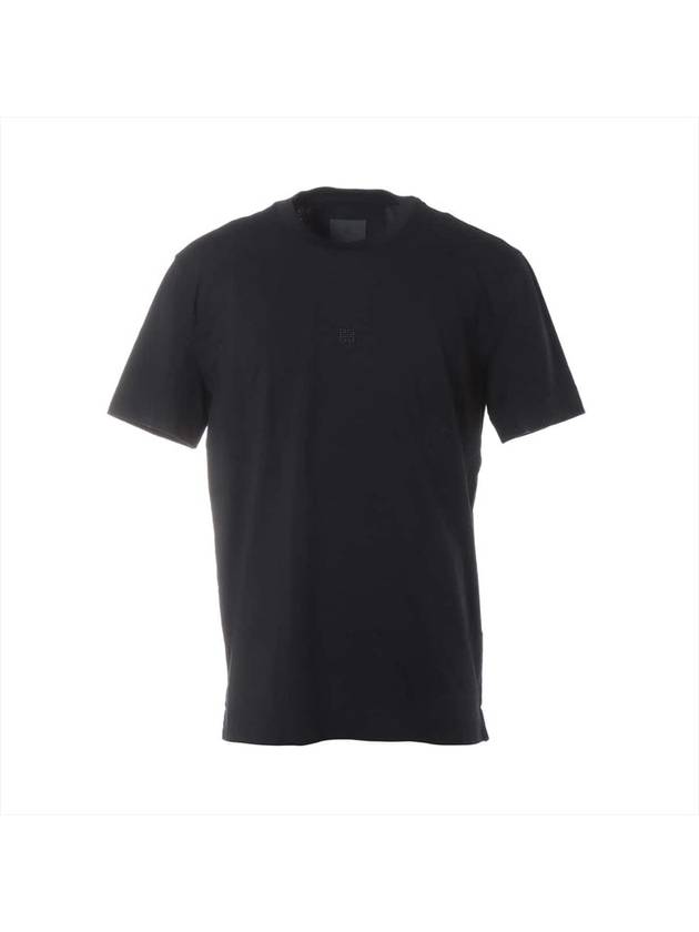 4G logo embroidered slim fit short sleeve t-shirt - GIVENCHY - BALAAN 1