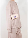 Face Patch Crossbody Shoulder Bag Beige Purple Women's - ACNE STUDIOS - BALAAN 7