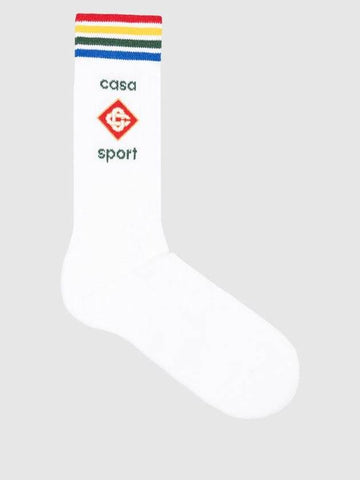 CASABLANCA UNISEX PRINTED BASKETBALL SOCKS - CASABLANCA - BALAAN 1