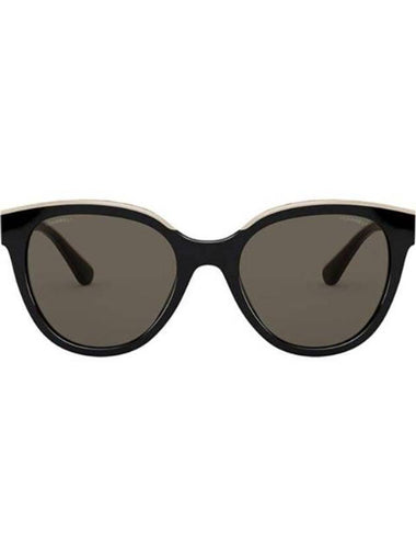 Eyewear Butterfly Acetate Sunglasses Grey Black - CHANEL - BALAAN 1