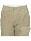 Men's Snap Pocket Cargo Straight Pants Beige - TEN C - BALAAN 7