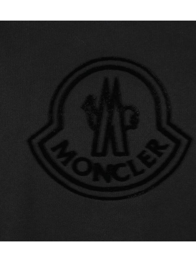 Women's Logo Sweatshirt Black - MONCLER - BALAAN 7