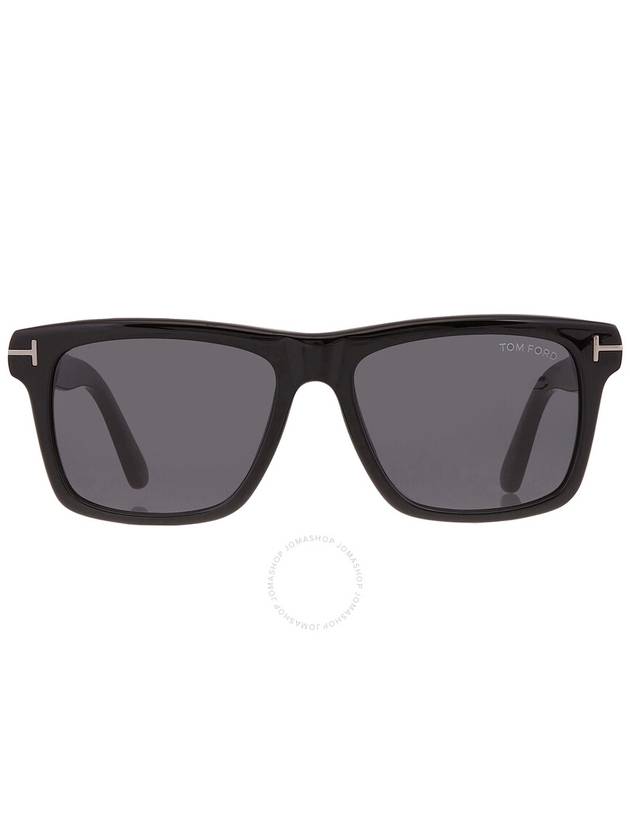 Tom Ford Buckley Smoke Square Men's Sunglasses FT0906-N 01A 56 - TOM FORD - BALAAN 1