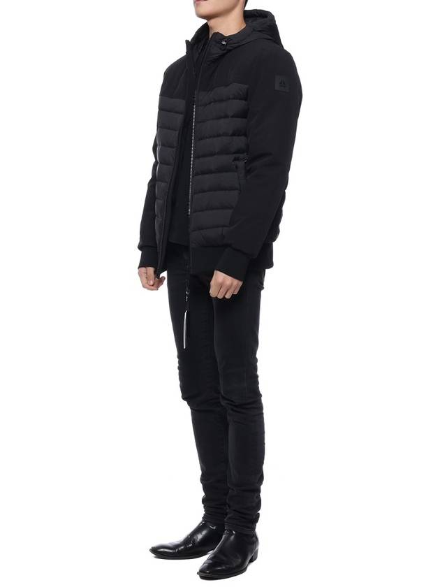 Kleskun Quilted Hoodie Down Jacket Black - MOOSE KNUCKLES - BALAAN 5