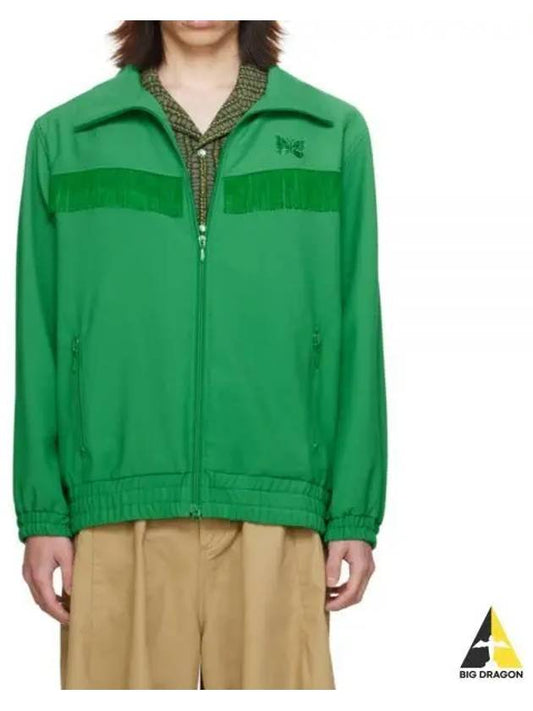 24 Fringe Track Jacket Green OT198 - NEEDLES - BALAAN 1