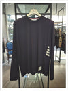 Wool Jersey 4-Bar Long Sleeve T-Shirt Navy - THOM BROWNE - BALAAN 2