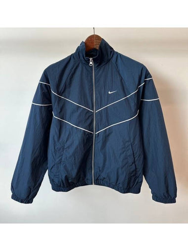 Windbreaker Jacket FV6305 480 Navy WOMENS S Asian Fit - NIKE - BALAAN 1