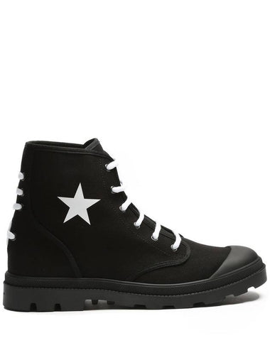 Canvas Star Sneaker Boots - GIVENCHY - BALAAN 1