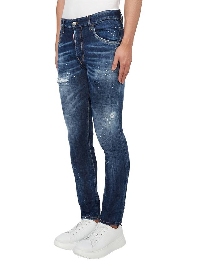 Skater Denim Jeans Dark Blue - DSQUARED2 - BALAAN 3