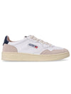 Medalist Navy Tab Low Top Sneakers White Blue - AUTRY - BALAAN 2