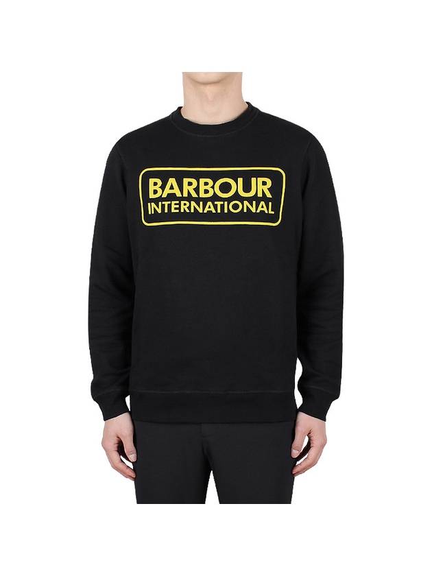 International Logo Cotton Sweatshirt Black - BARBOUR - BALAAN 2