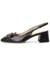 Leather Kate Slingback Pumps Black - TOD'S - BALAAN 3