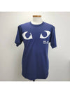 Comme Men's Eye Print TShirt dark blue P1T178 - COMME DES GARCONS - BALAAN 1