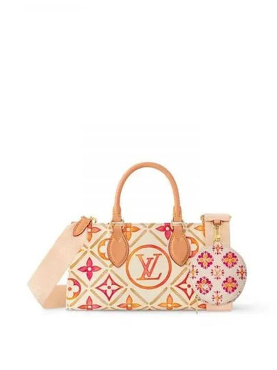 OnTheGo East West Monogram Canvas Tote Bag Coral - LOUIS VUITTON - BALAAN 2