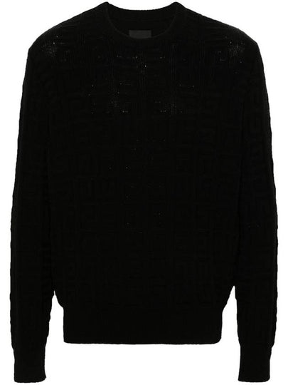 4G Pattern Cotton Knit Top Black - GIVENCHY - BALAAN 2