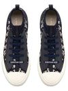 Walk N Platform Low Top Sneakers Deep Blue - DIOR - BALAAN 4