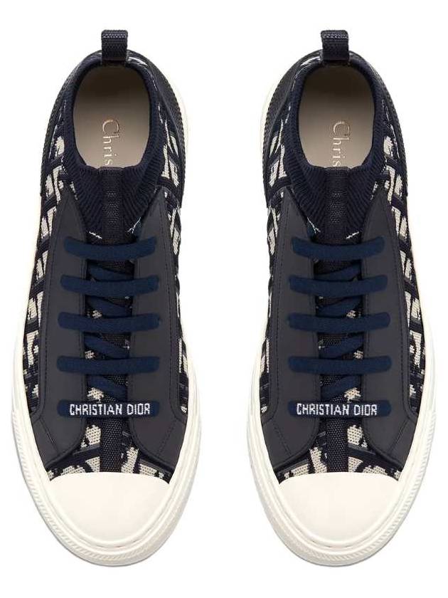 Walk N Platform Low Top Sneakers Deep Blue - DIOR - BALAAN 4