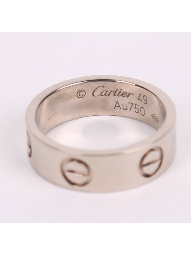 White gold 5 5mm No 49 love ring - CARTIER - BALAAN 5