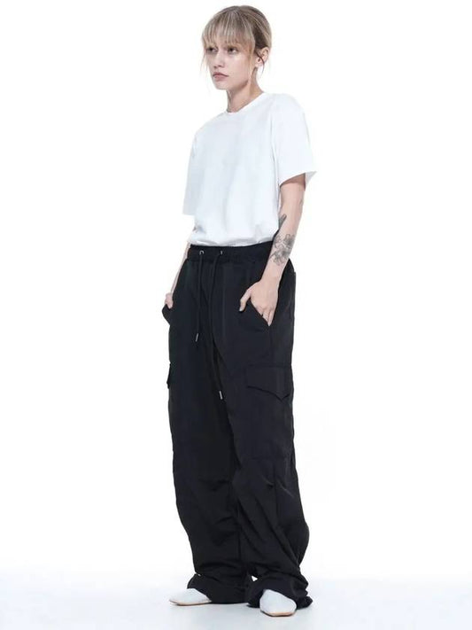 Women s NPCP BK Nylon Parachute Cargo Pants Black - CHANCE'S NOI - BALAAN 2