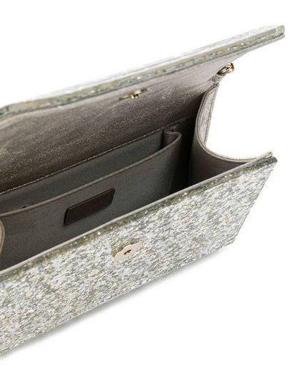 'Candy' Champagne Clutch Bag With All-Over Coarse Glitter In Acrylic Woman Jimmy Choo - JIMMY CHOO - BALAAN 2