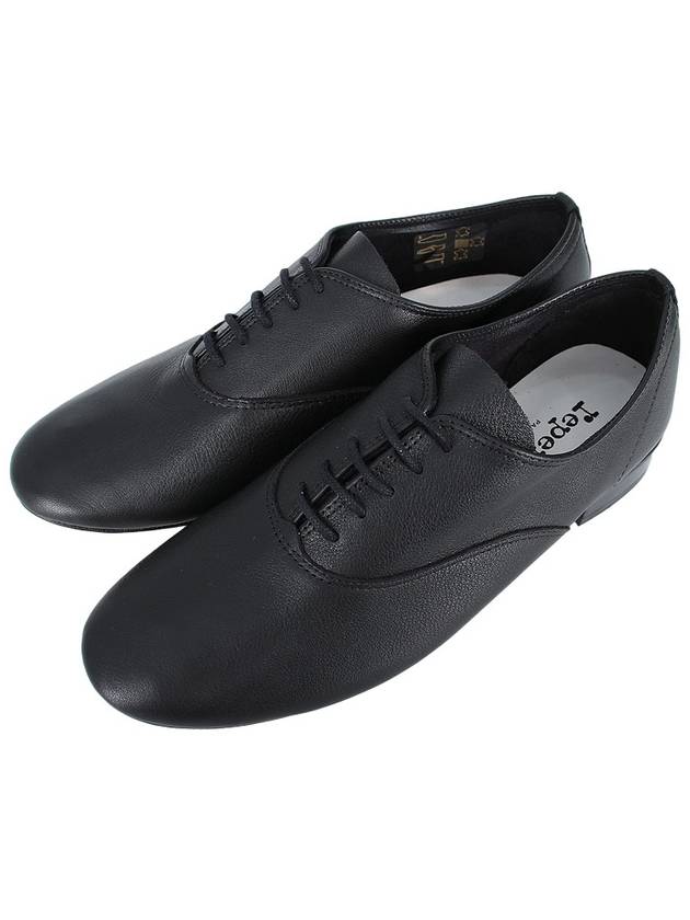 Women's Zizi Matte Leather Oxford Black - REPETTO - BALAAN 3