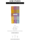 Check Mohair Muffler Violet Yellow - ACNE STUDIOS - BALAAN 3