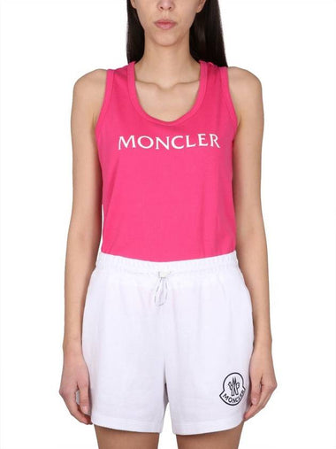 Moncler Top With Logo Print - MONCLER - BALAAN 1