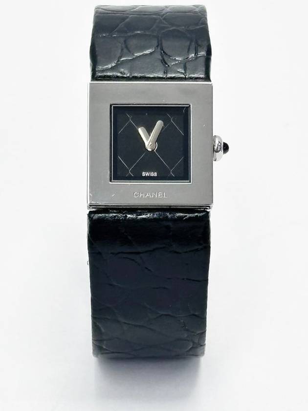 Black silver mattrasse quartz watch 4VCHC16479 - CHANEL - BALAAN 2