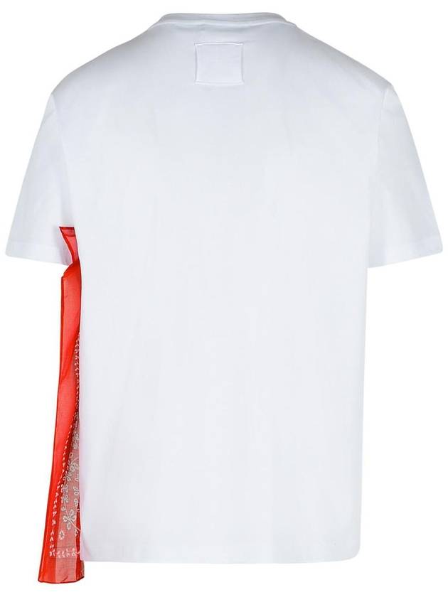 Lanvin 'Bandana' White Cotton T-Shirt - LANVIN - BALAAN 3