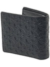 Embossed Nappa Leather Half Wallet Black - VIVIENNE WESTWOOD - BALAAN 4