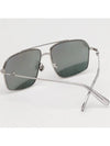 Eyewear Aviator Asian Fit Sunglasses Silver - MONCLER - BALAAN 5