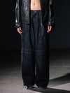 UNBALANCE FATIGUE PANTS DENIM : BLACK DENIM - BIG UNION - BALAAN 3