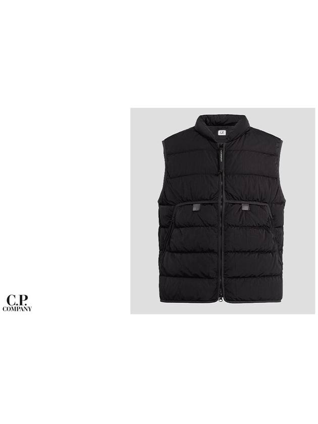 Eco-Chrome R Down Vest Black - CP COMPANY - BALAAN 3