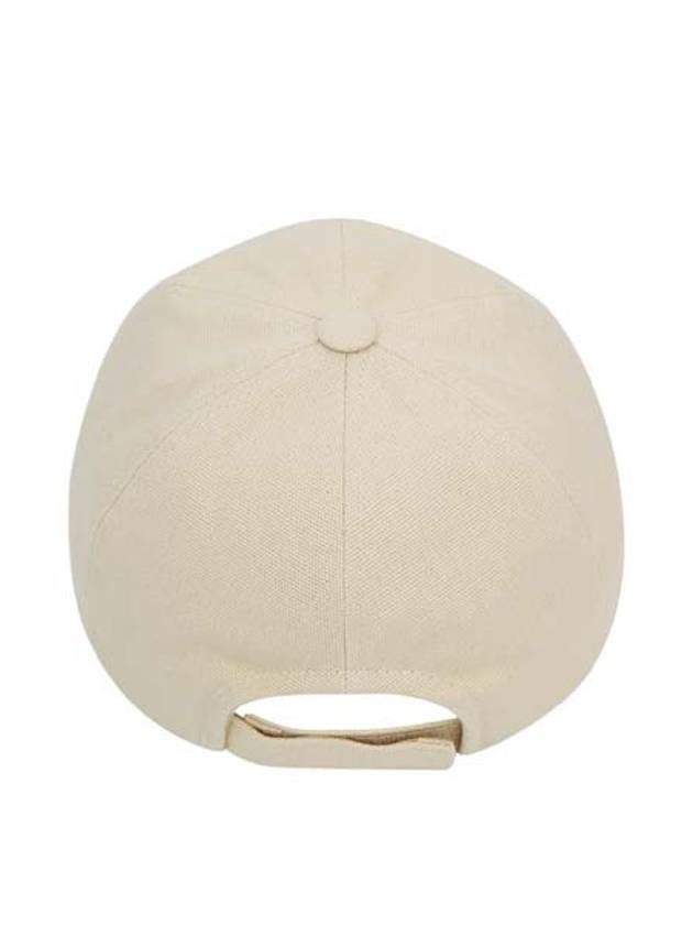 Tyron Logo Cotton Ball Cap Ecru - ISABEL MARANT - BALAAN 6