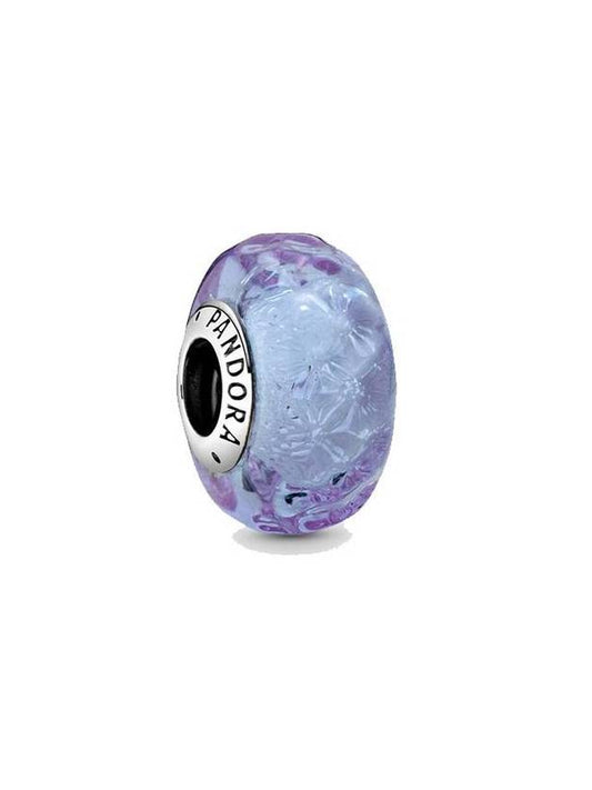 Wavy Lavender Murano Glass Charm Purple - PANDORA - BALAAN 1