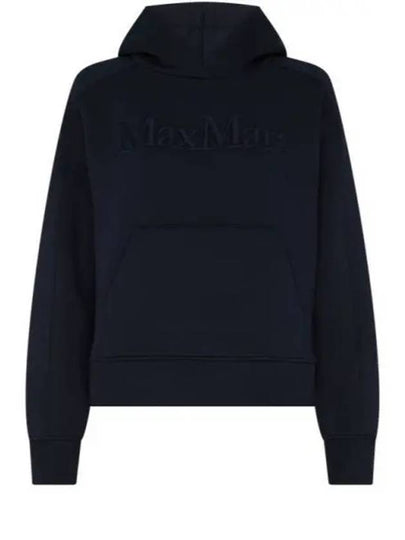 Malva Embroidered Logo Hoodie Black - MAX MARA - BALAAN 2