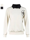 Women s lip collar logo color combination long sleeve golf shirt MW4A624W - LUX GOLF - BALAAN 4