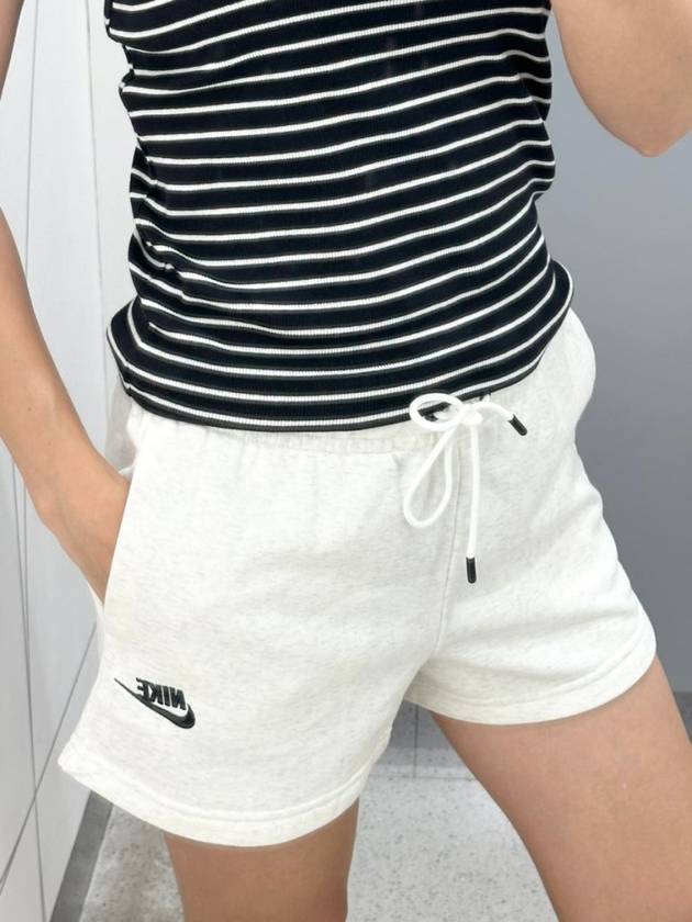 Essentials French Terry Shorts Birch Heather - NIKE - BALAAN 2